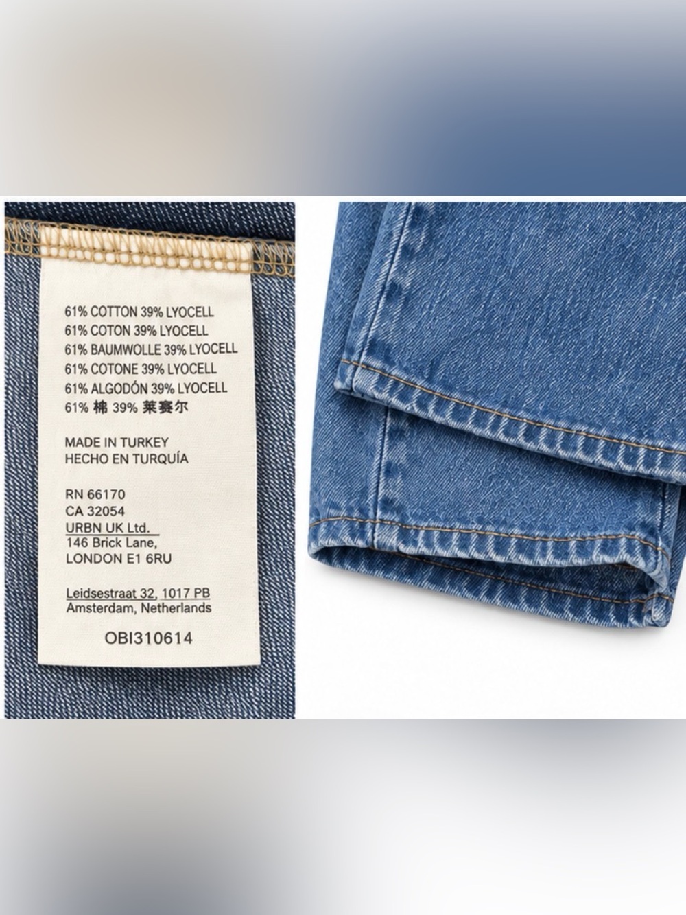 Pilcro Anthropologie High Rise Wide Leg Jeans Size 28 Lightweight Denim - Picture 5 of 5